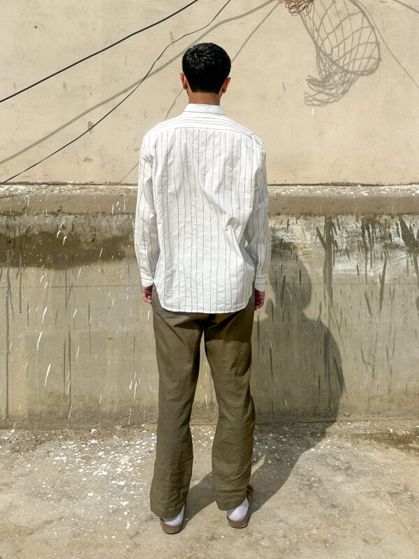 White Strings Button Down - Image 5