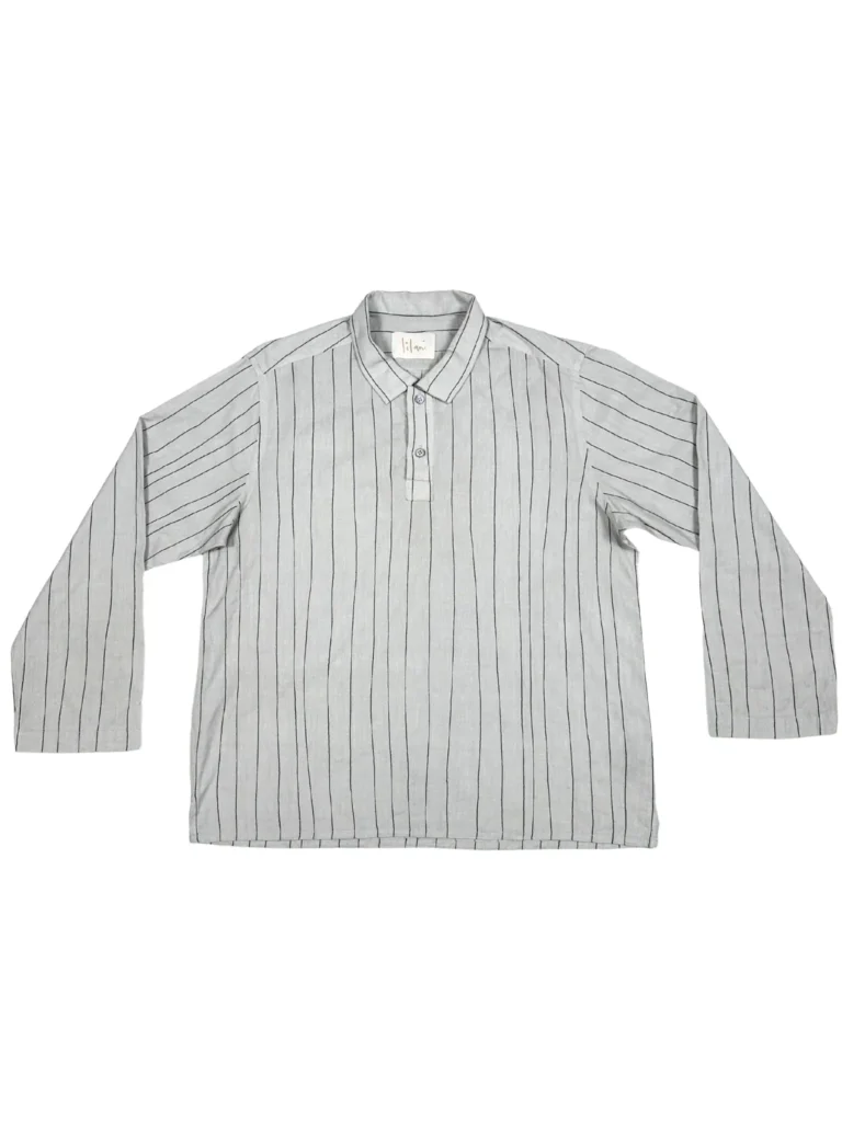 Grey Strings Polo