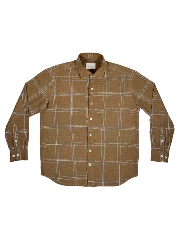 Chai-Tea Plaid x Strings Button Up