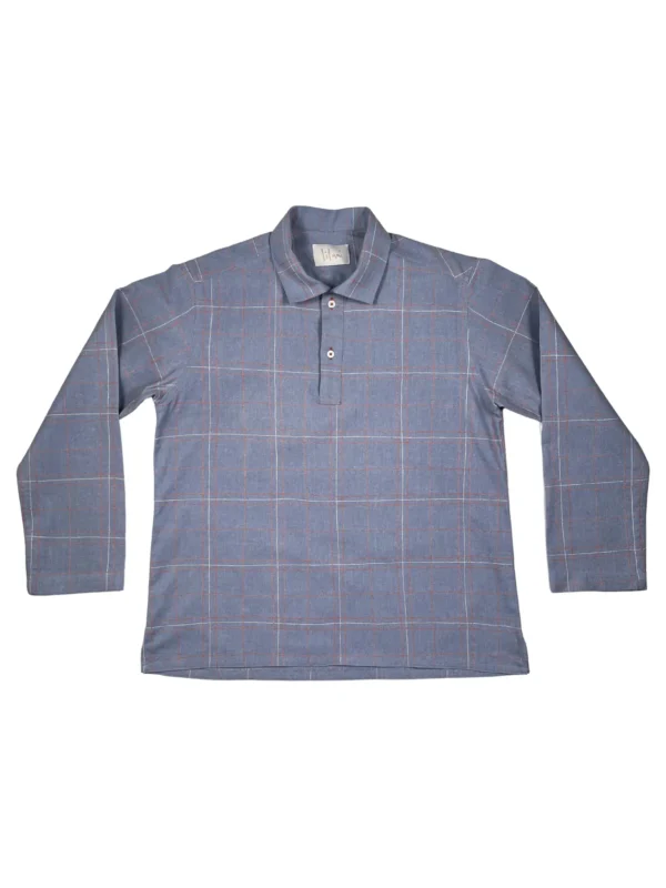 Dawn at Sea Strings x Plaid Polo