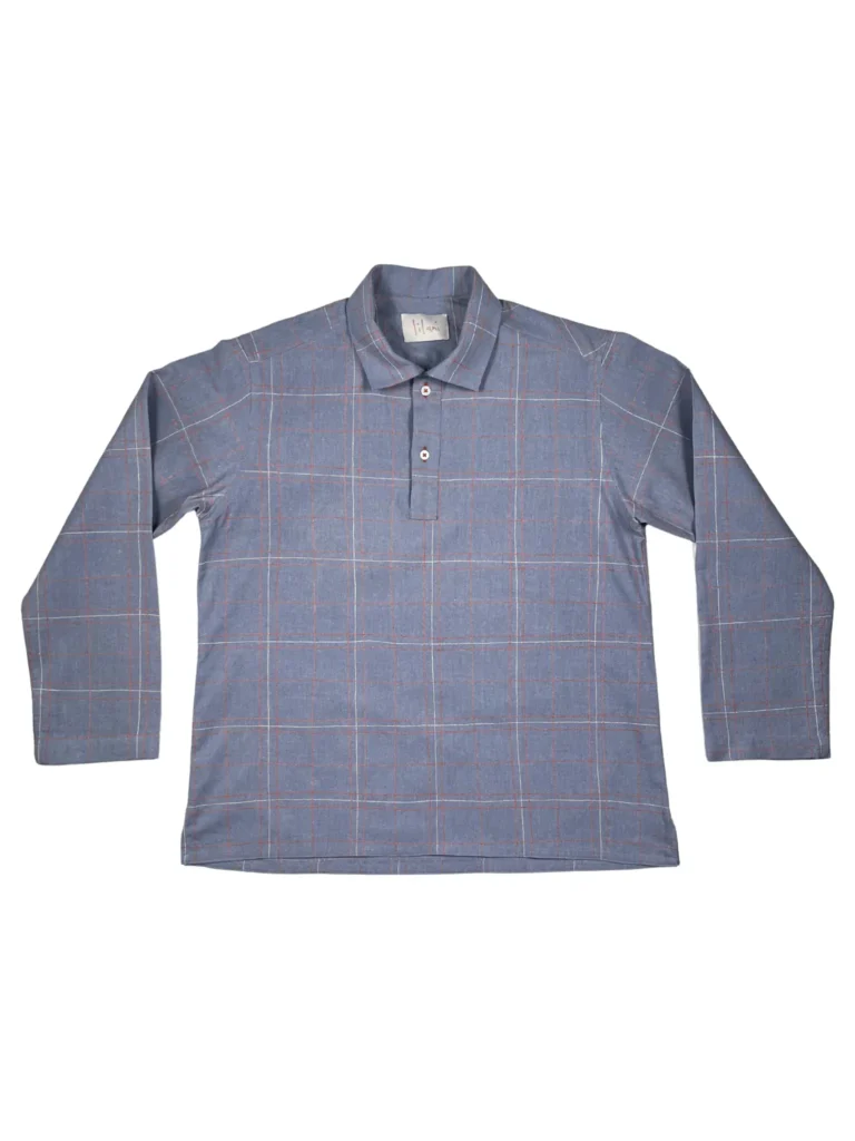 Dawn at Sea Strings x Plaid Polo