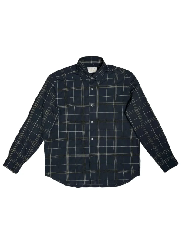 Charcoal Blue Plaid x Strings