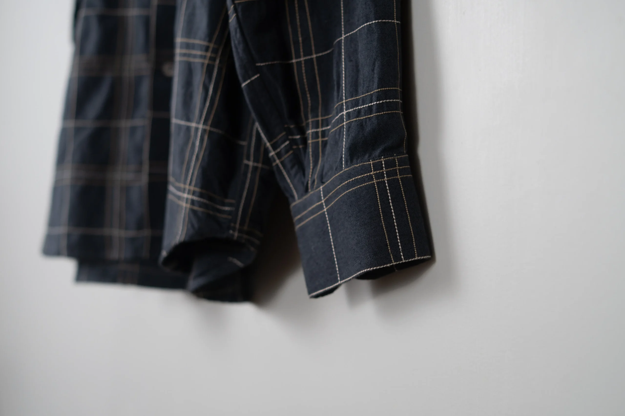 Charcoal Blue Plaid x Strings - Image 8