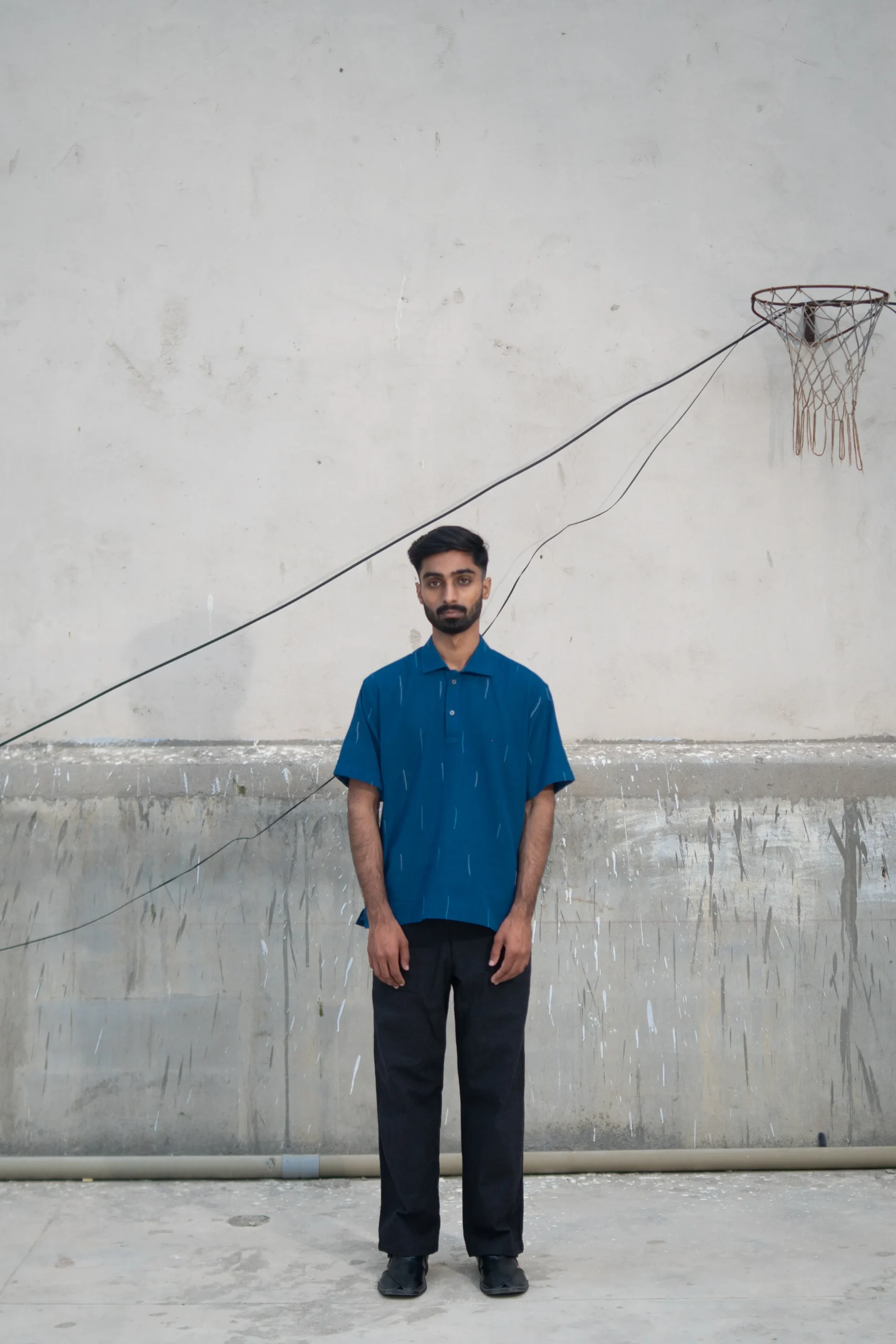 Indigo Handloom Knots x Strings Polo - Image 3