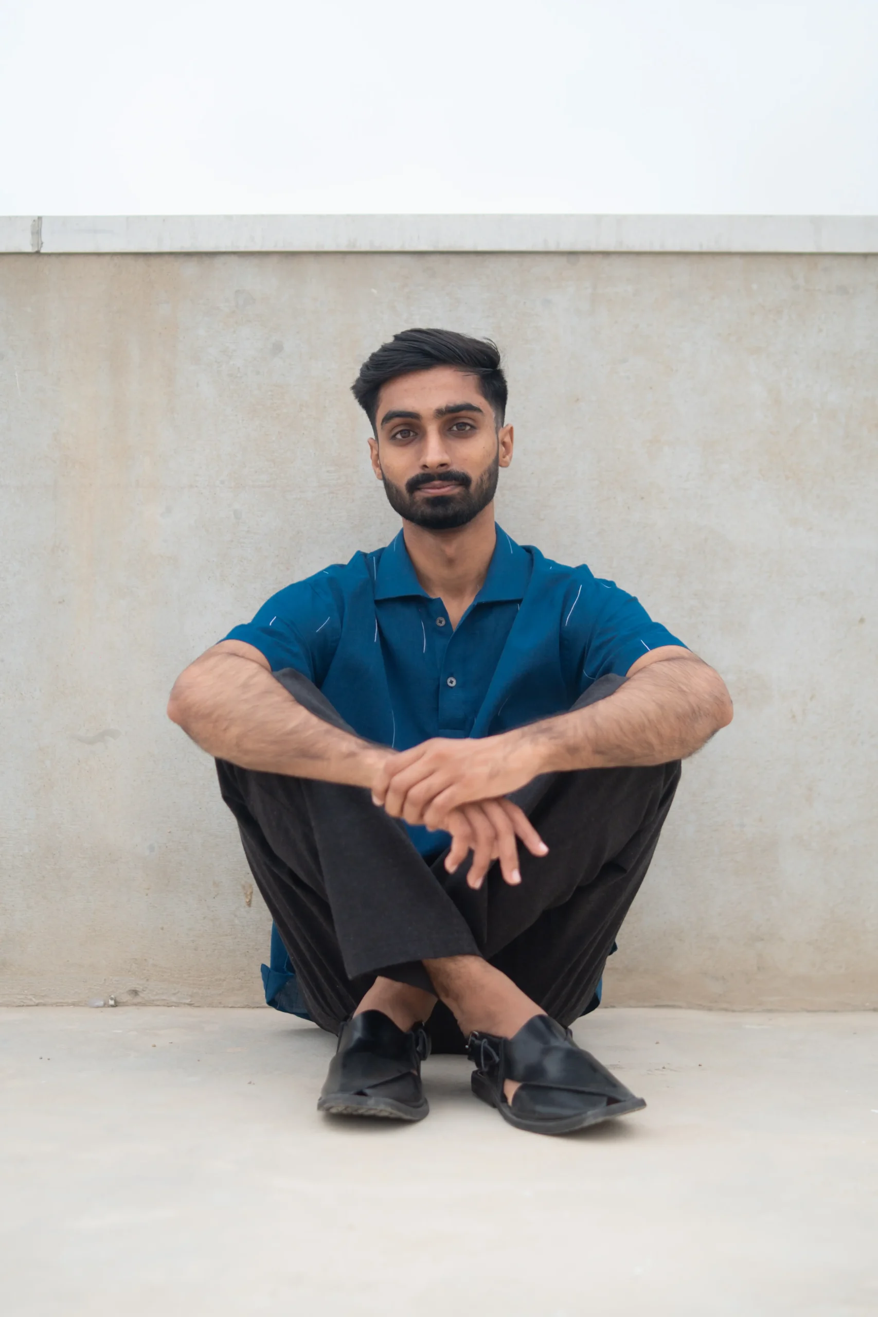 Indigo Handloom Knots x Strings Polo - Image 7