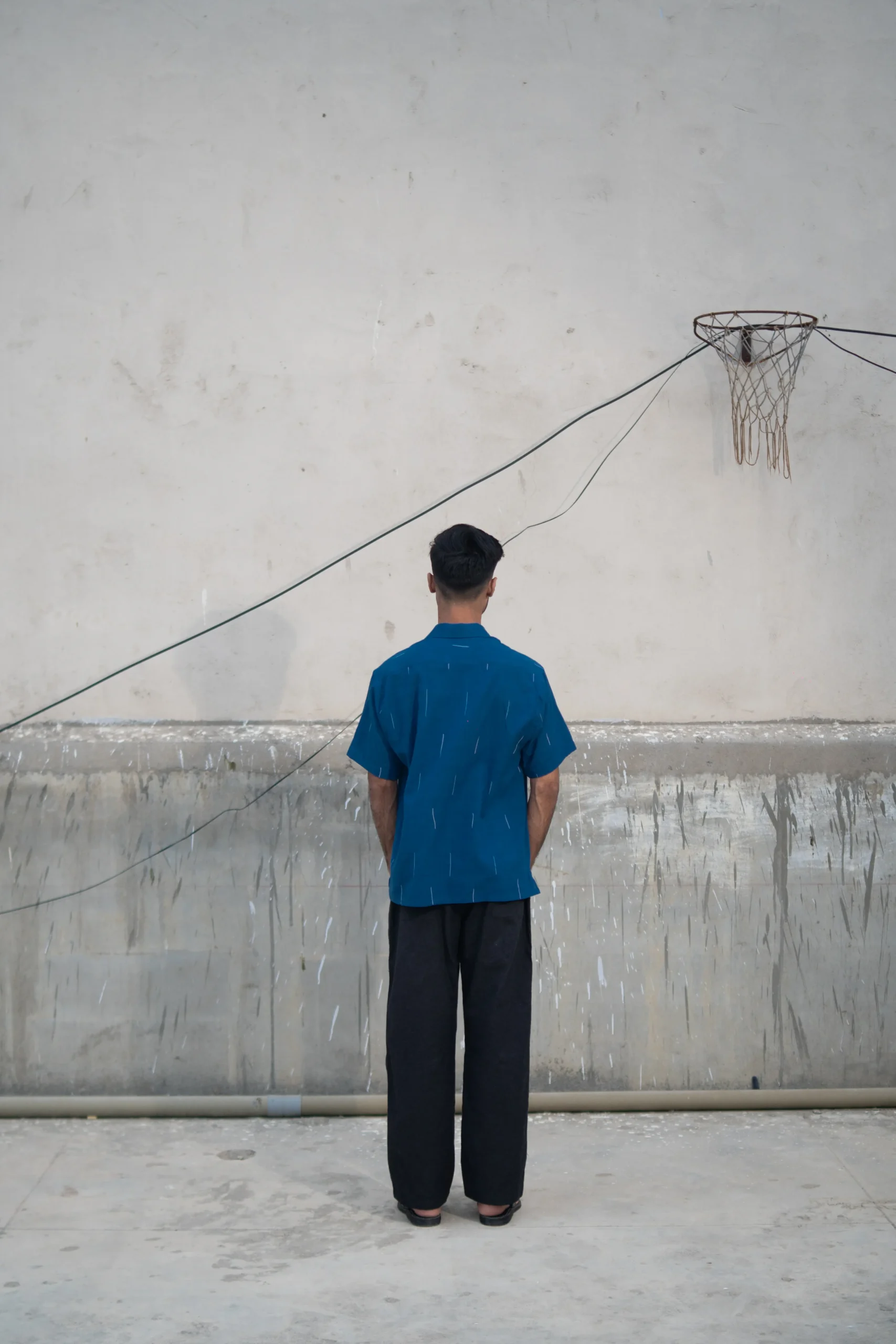 Indigo Handloom Knots x Strings Polo - Image 6